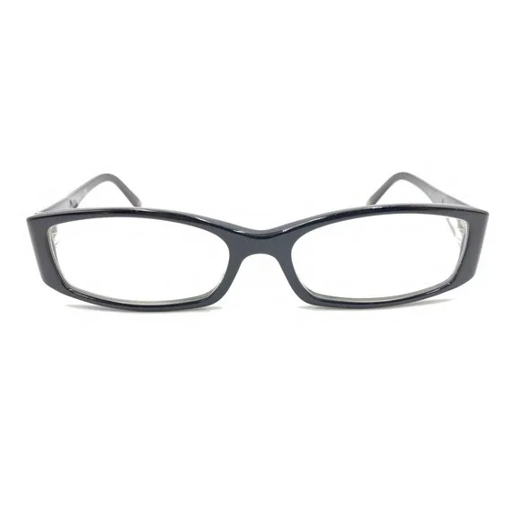 Versace MOD 3091-B GB1 Black Crystals Eyeglasses Frames 51-15 135 Italy Designer